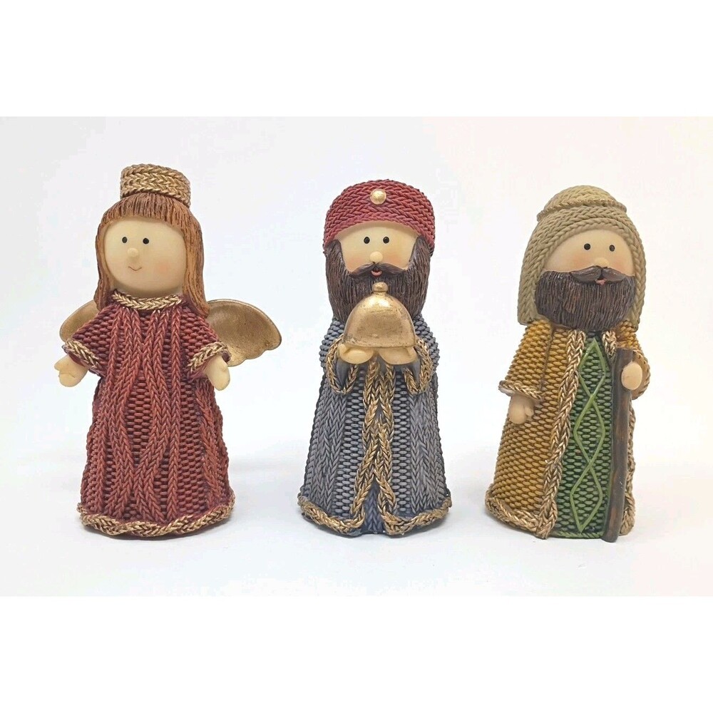 Christmas Nativity Set Tabletop Resin  Complete Set - Picture 10 of 16